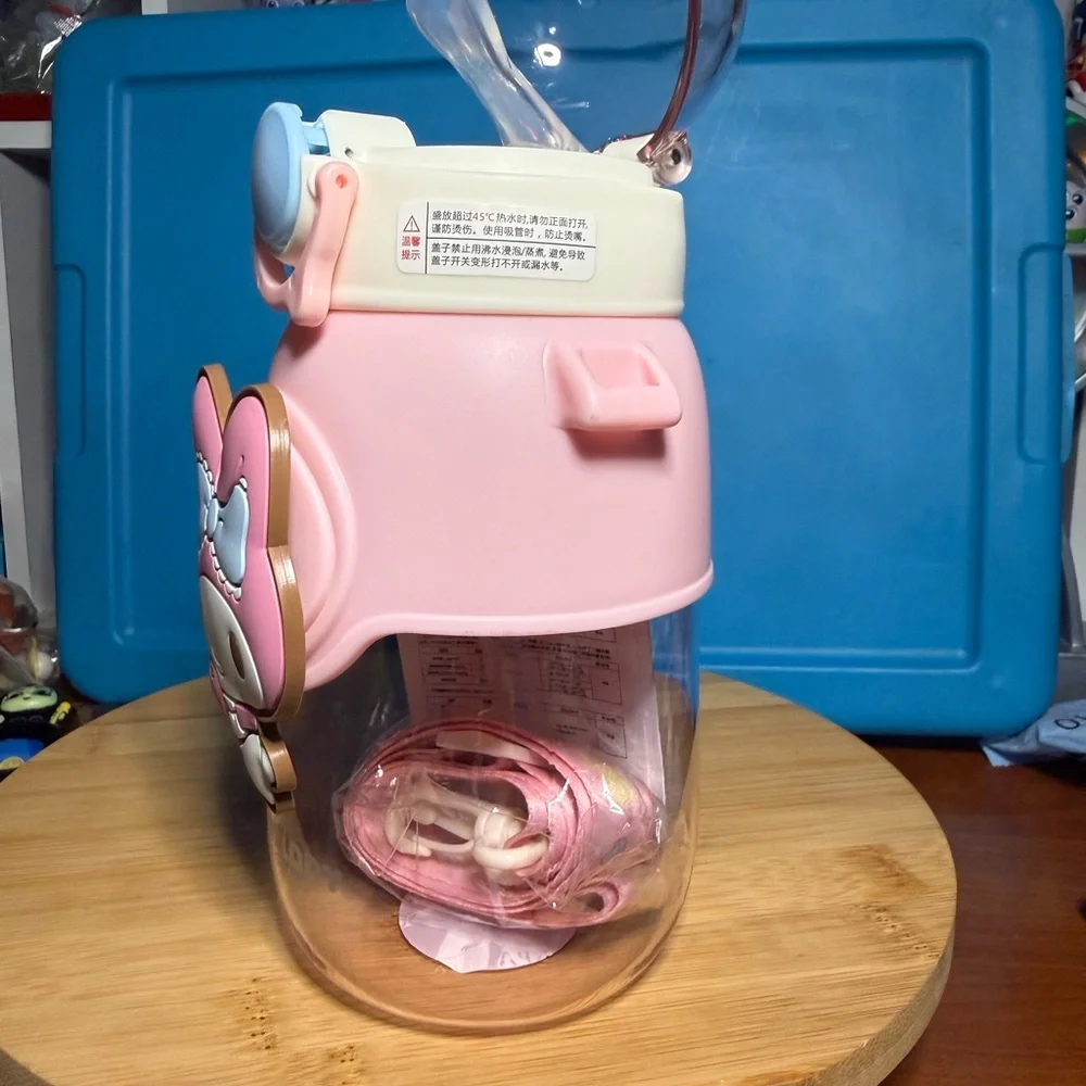 Sanrio My Melody Pink and Blue Character Water Bottle